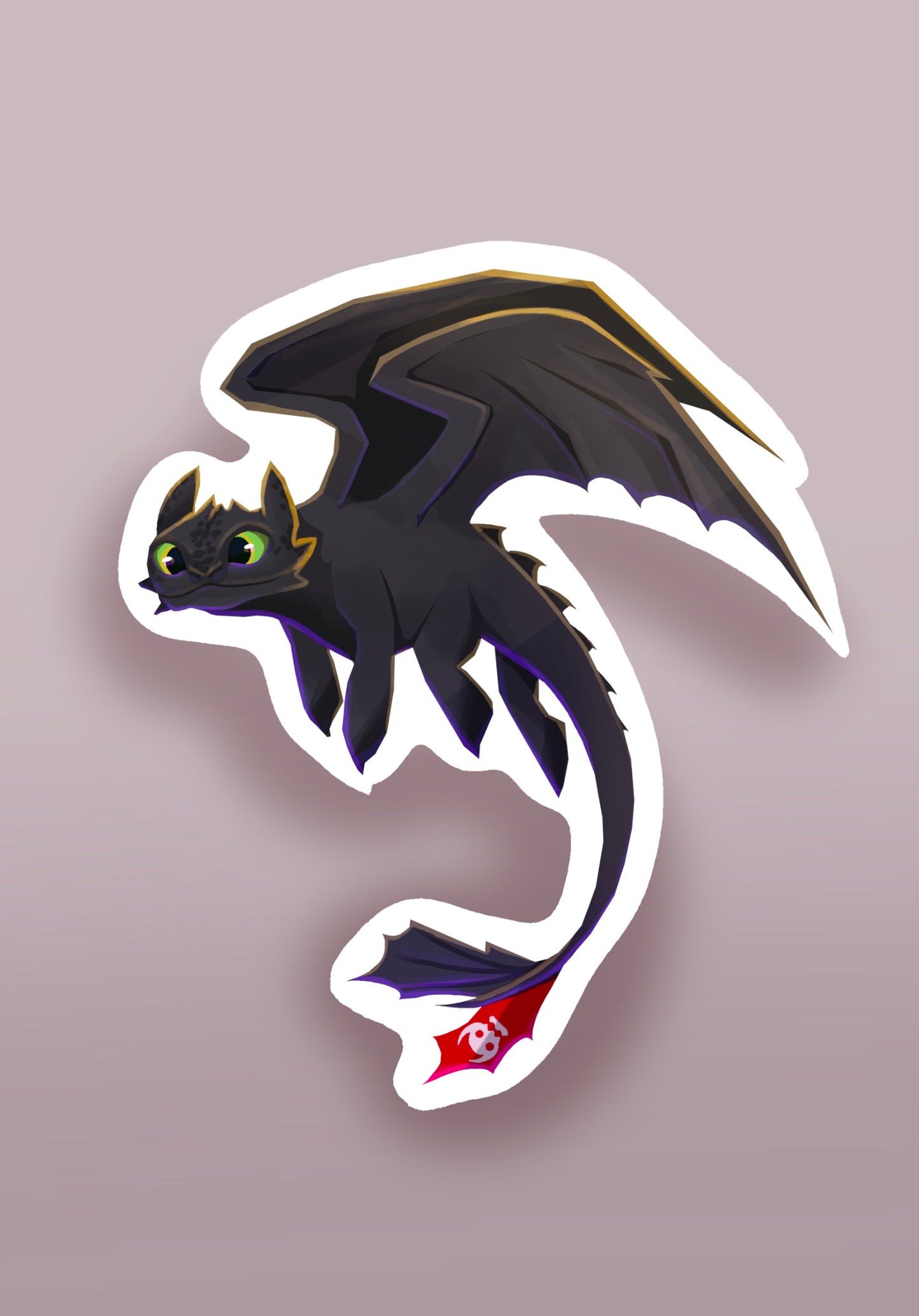Toothless Sticker