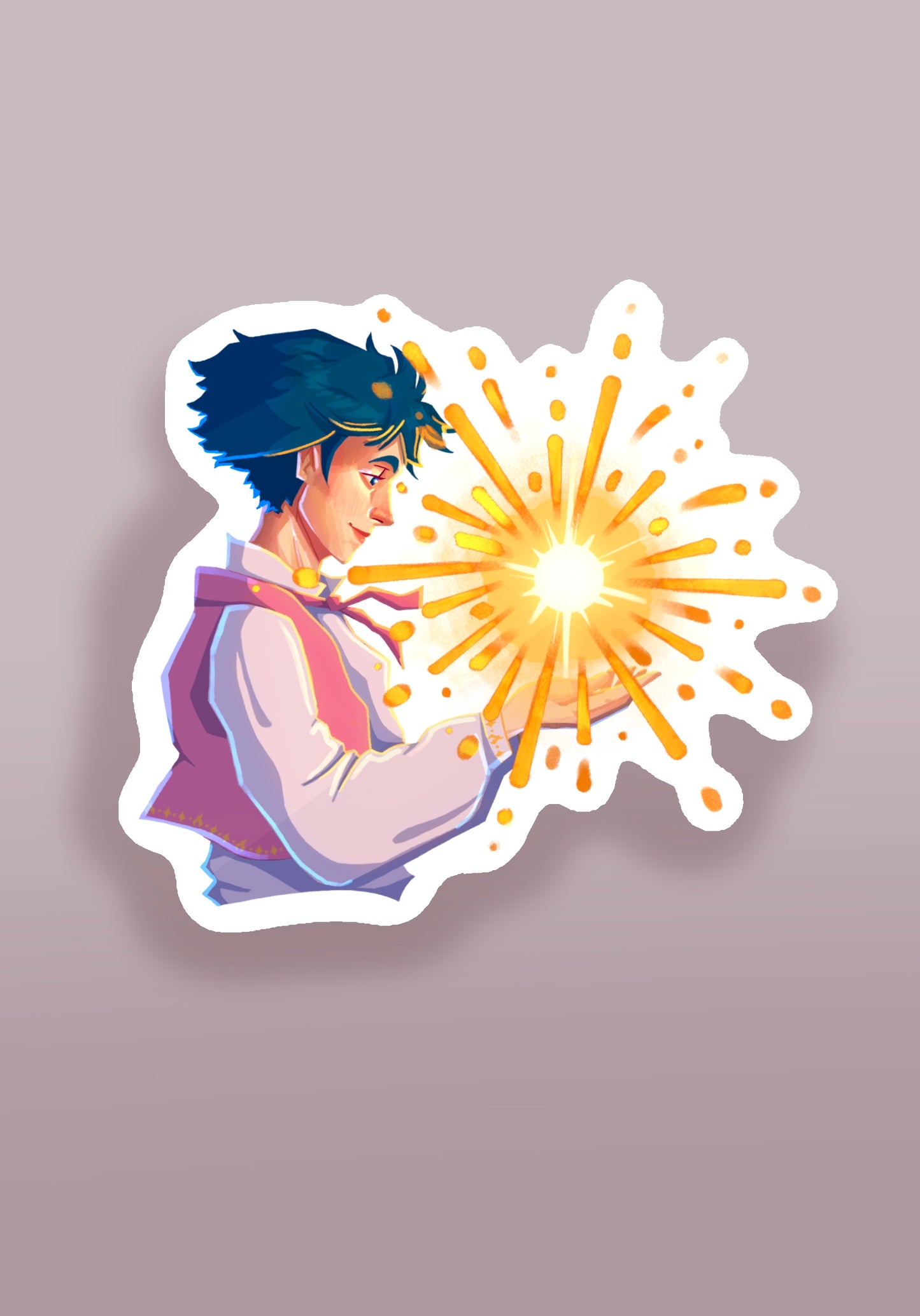 Howl and Calcifer Sticker