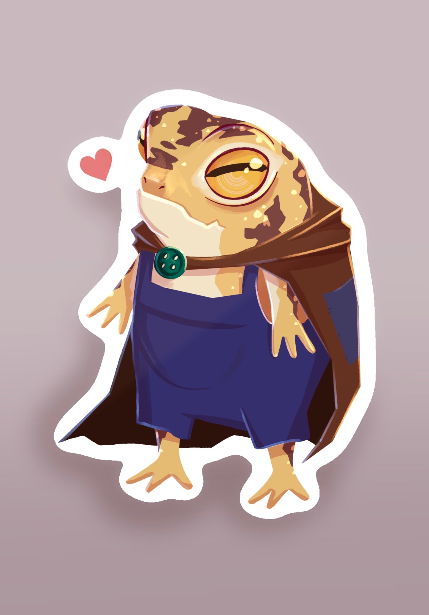 Adventurer Frog Sticker
