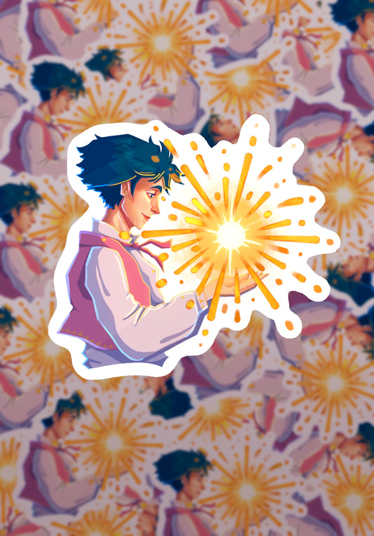 Howl and Calcifer Sticker