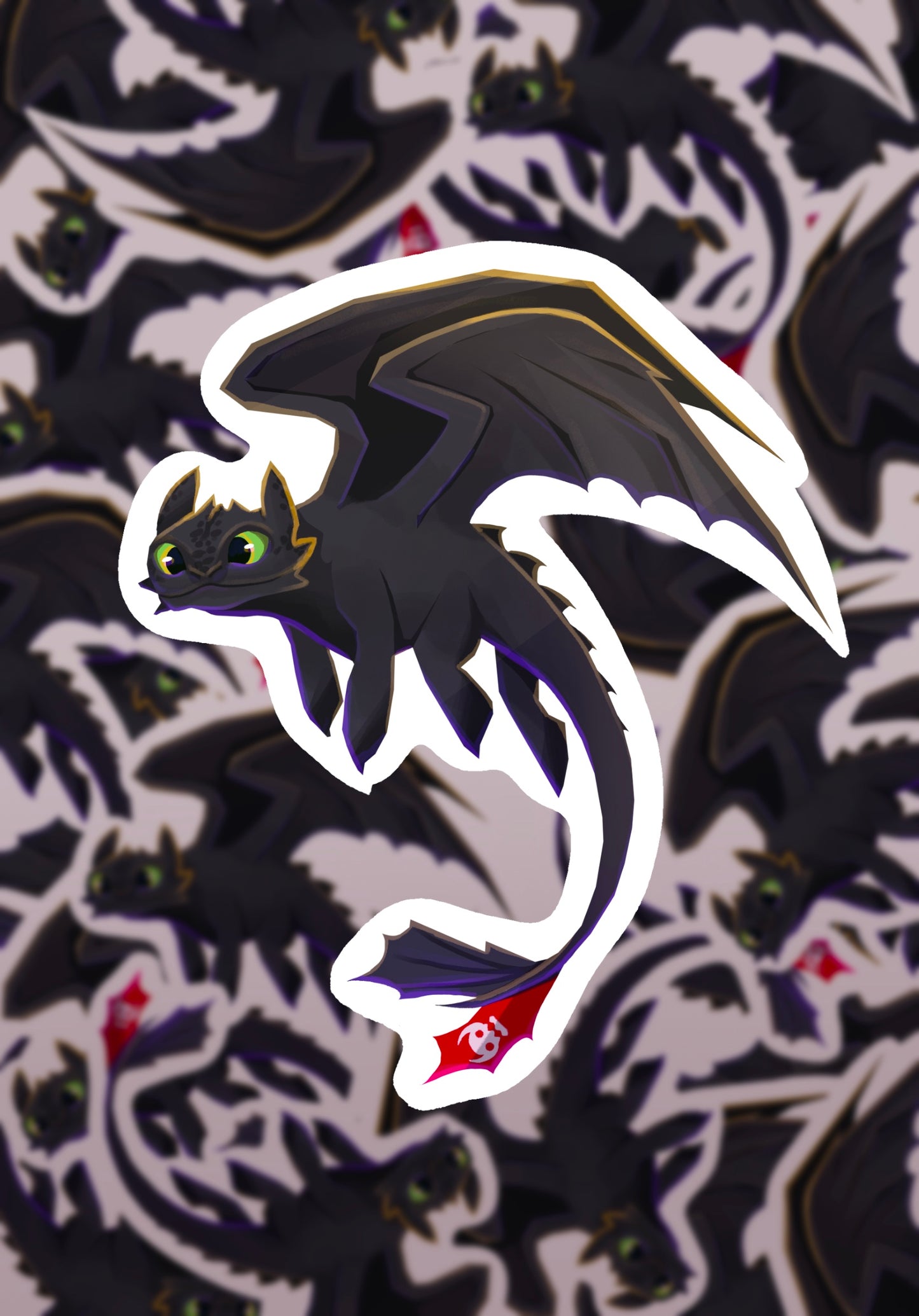 Toothless Sticker