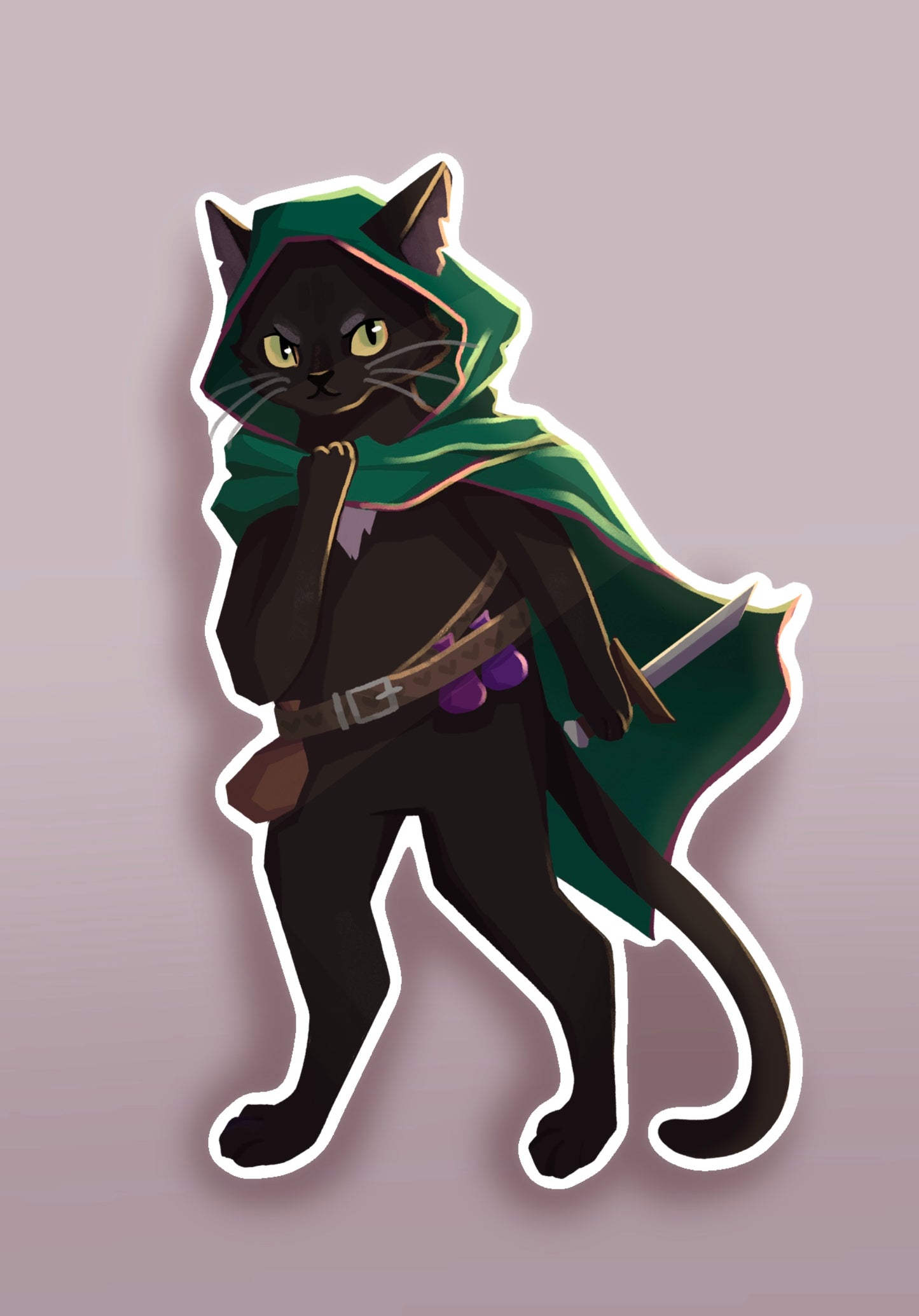 Rogue Cat Sticker